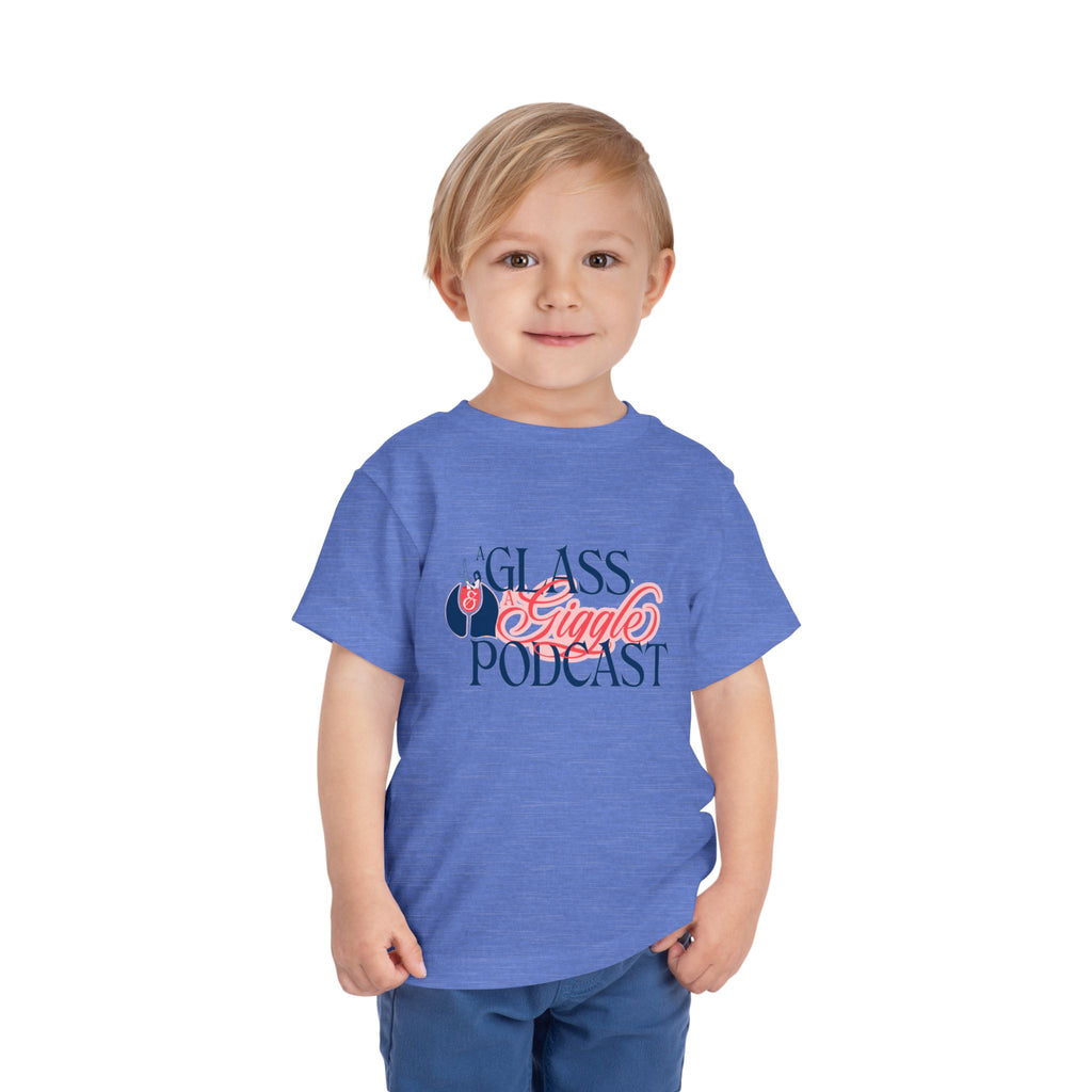 A Glass and a Giggle Signature Toddler Tee
