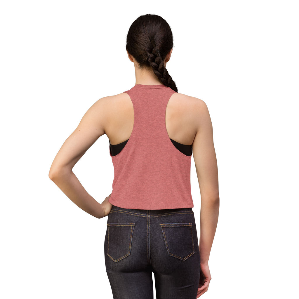 A Glass and a Giggle Signature Crop Tank