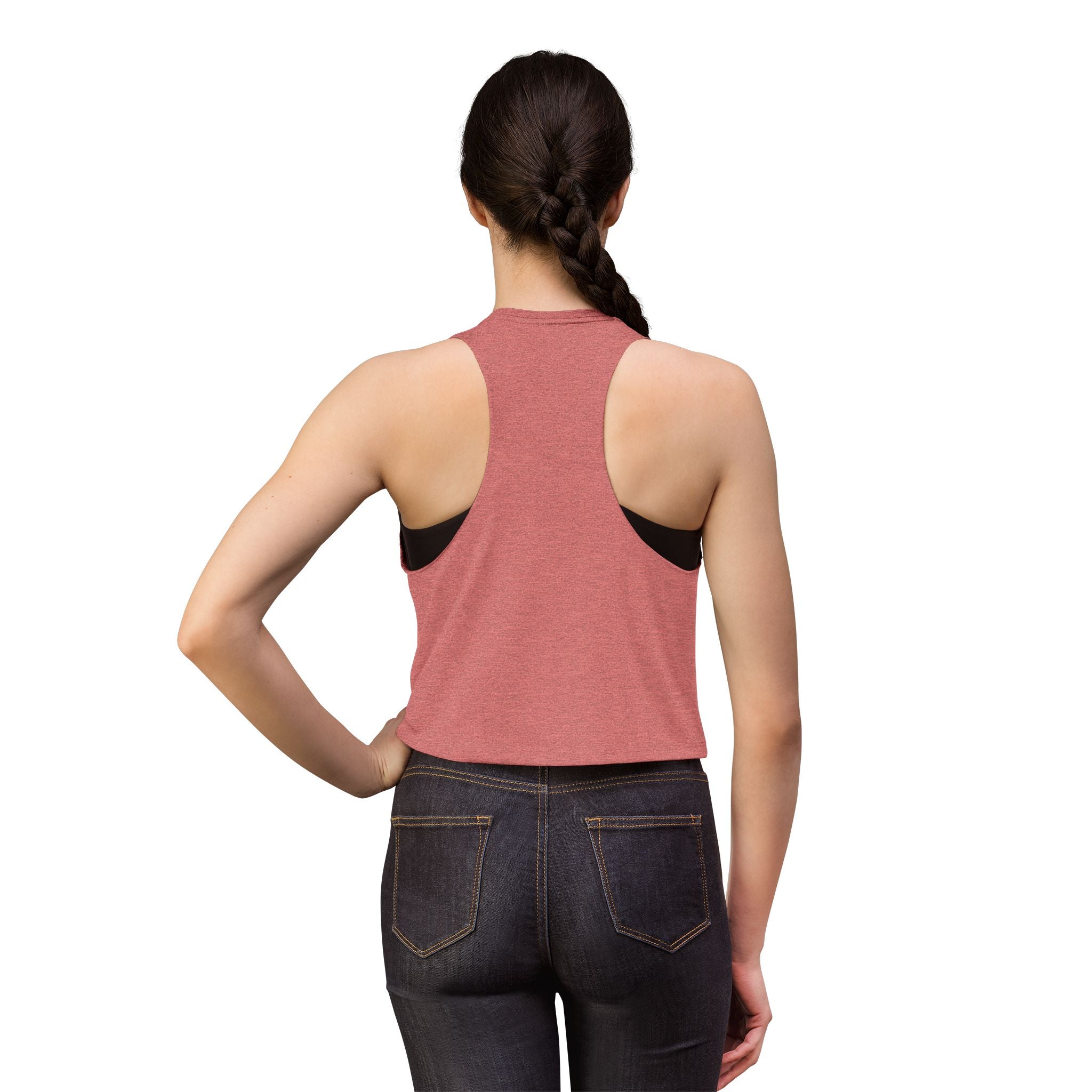 A Glass and a Giggle Signature Crop Tank