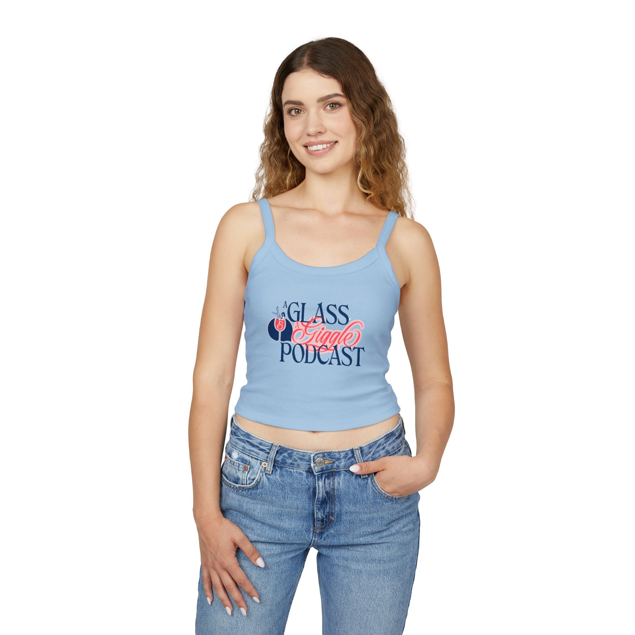 A Glass and a Giggle Signature Tank
