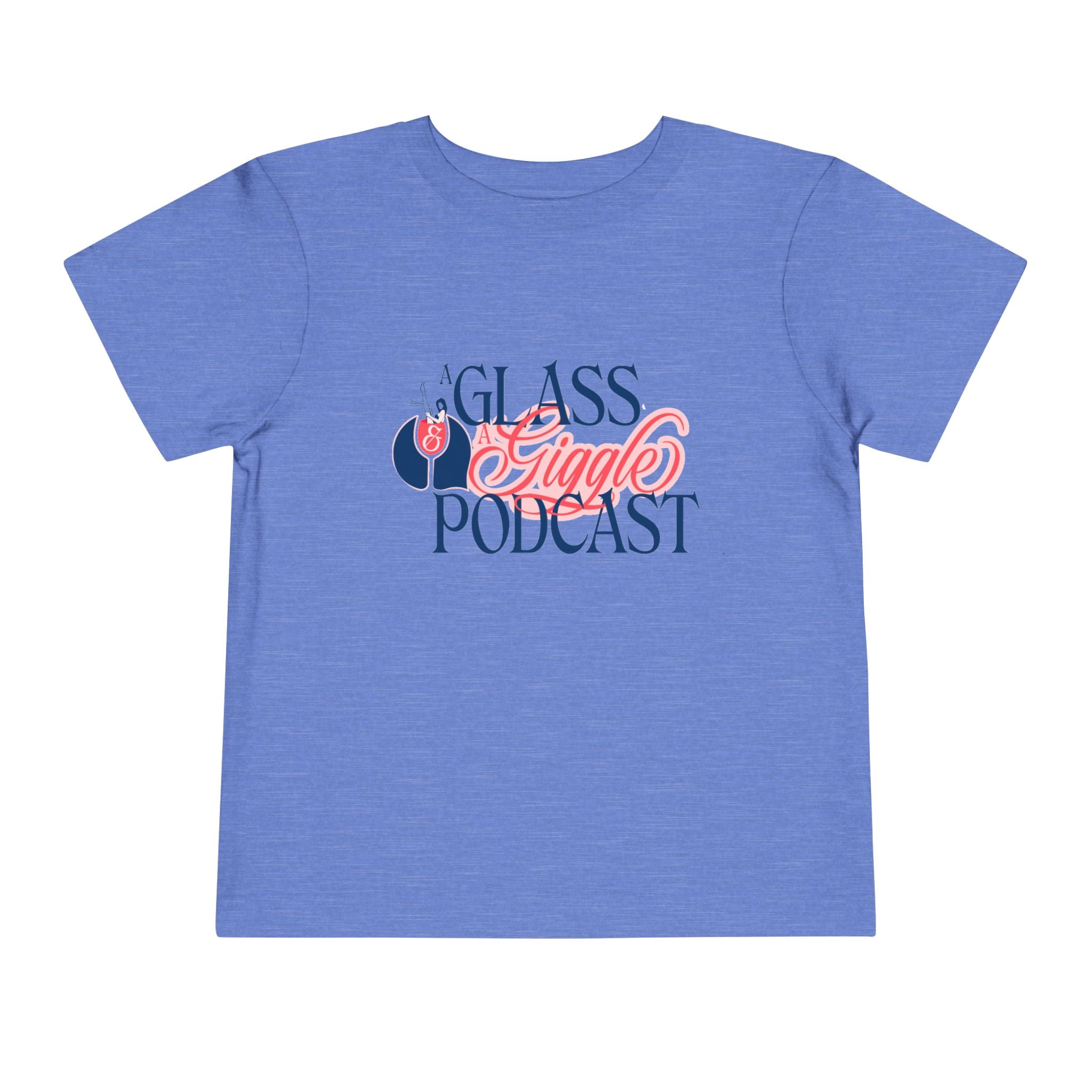 A Glass and a Giggle Signature Toddler Tee