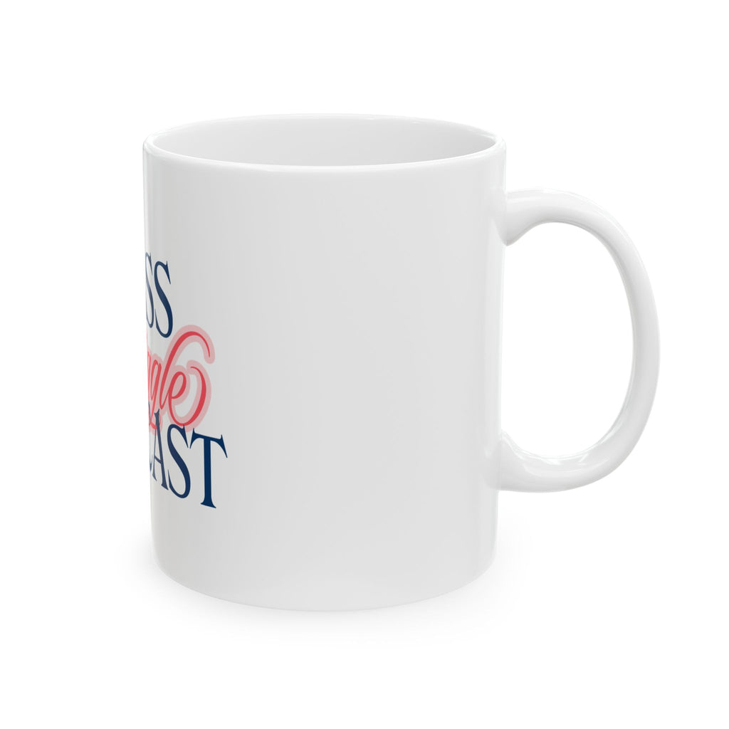 A Glass and a Giggle Ceramic Mug