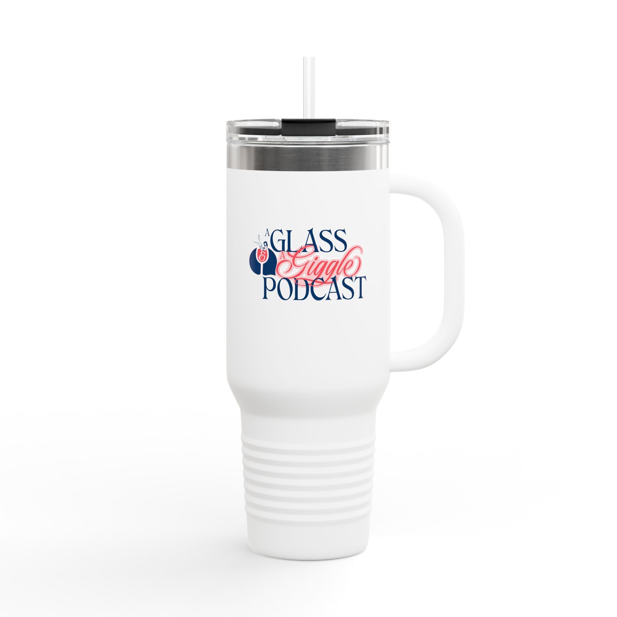 A Glass and a Giggle Signature Tumbler
