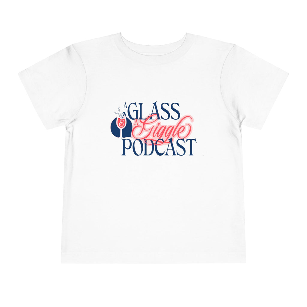 A Glass and a Giggle Signature Toddler Tee