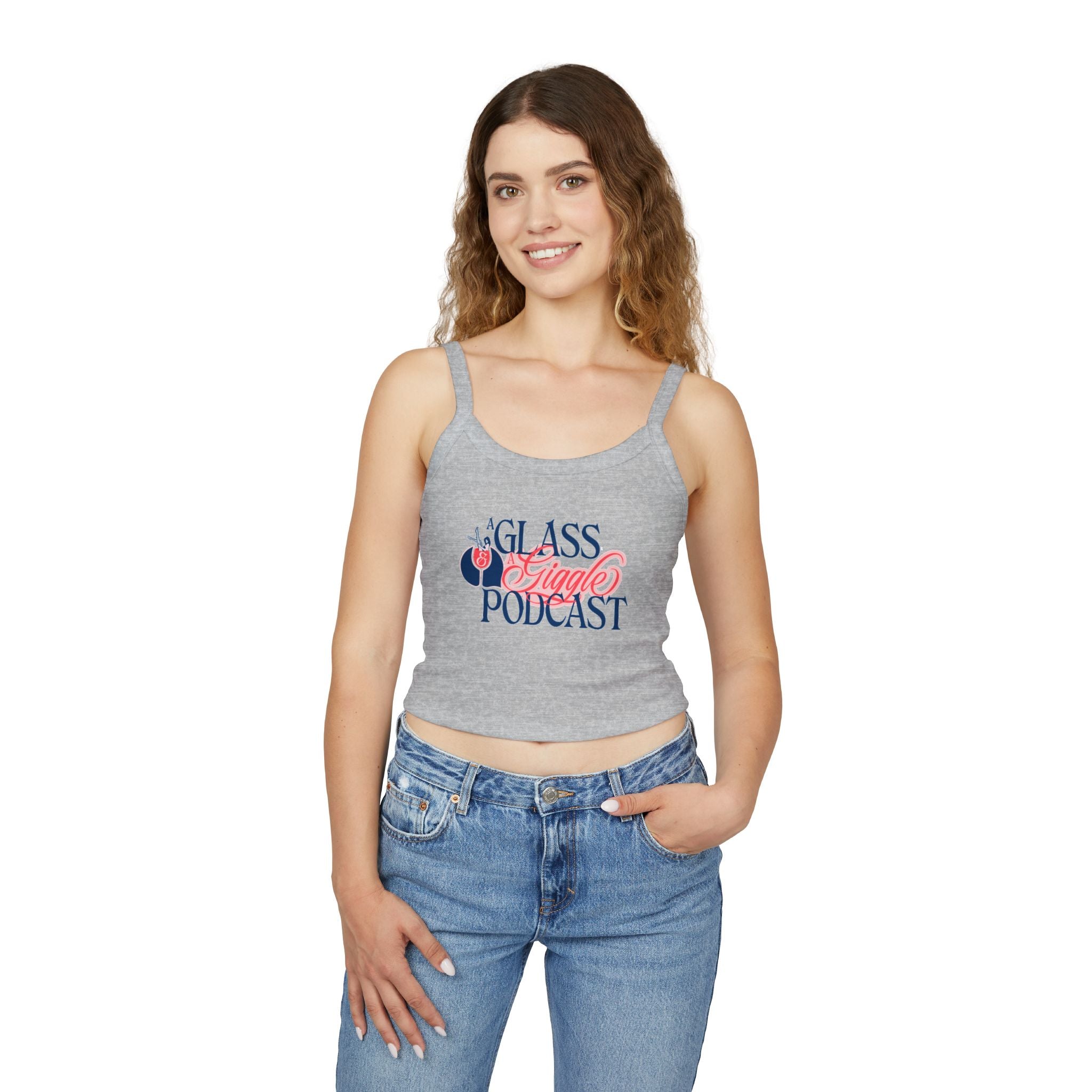 A Glass and a Giggle Signature Tank