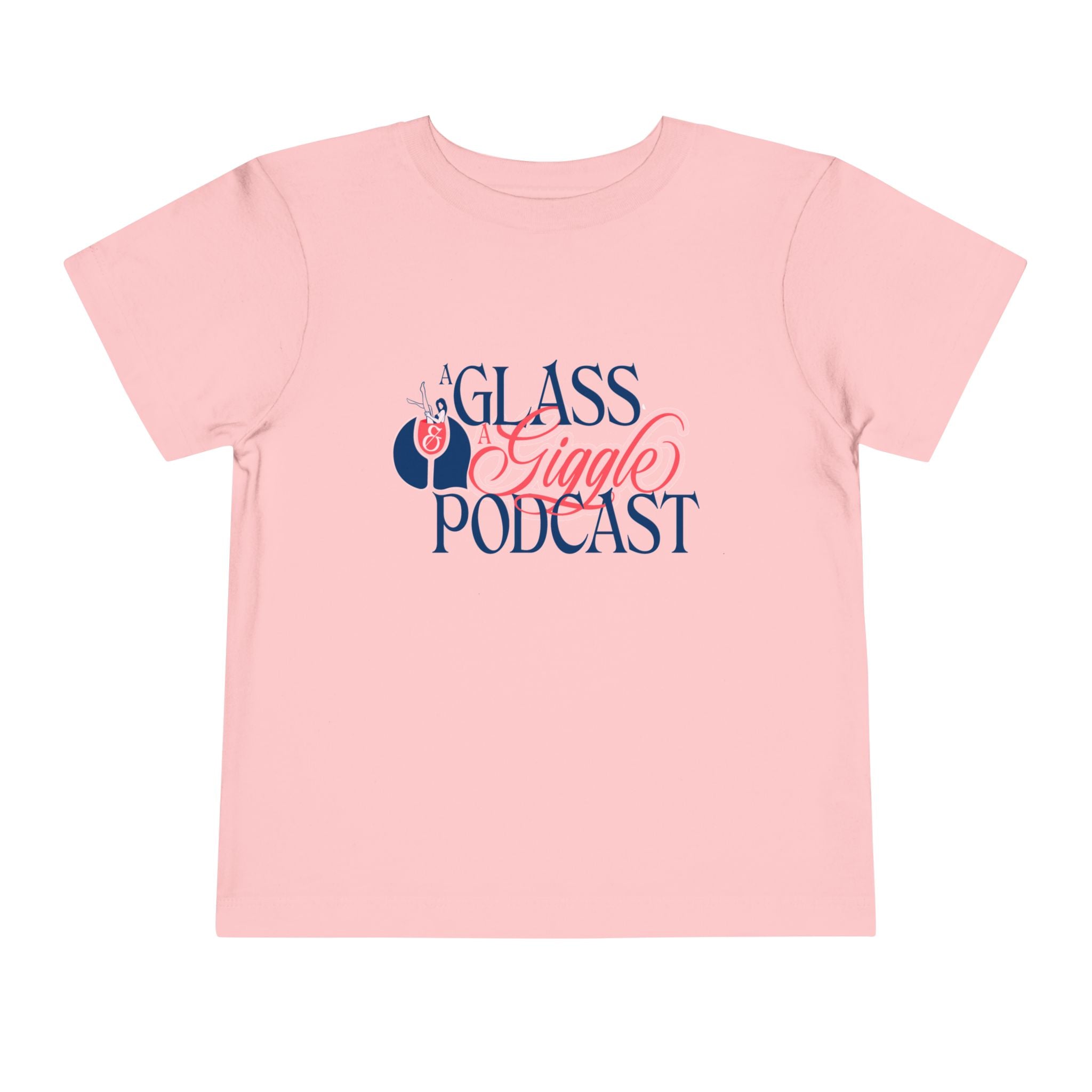 A Glass and a Giggle Signature Toddler Tee