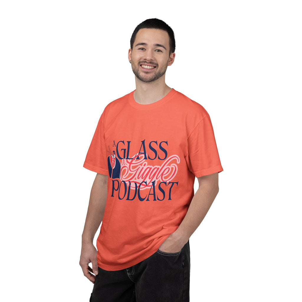 A Glass and a Giggle Signature Graphic Tee