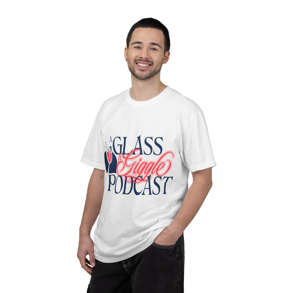 A Glass and a Giggle Signature Graphic Tee