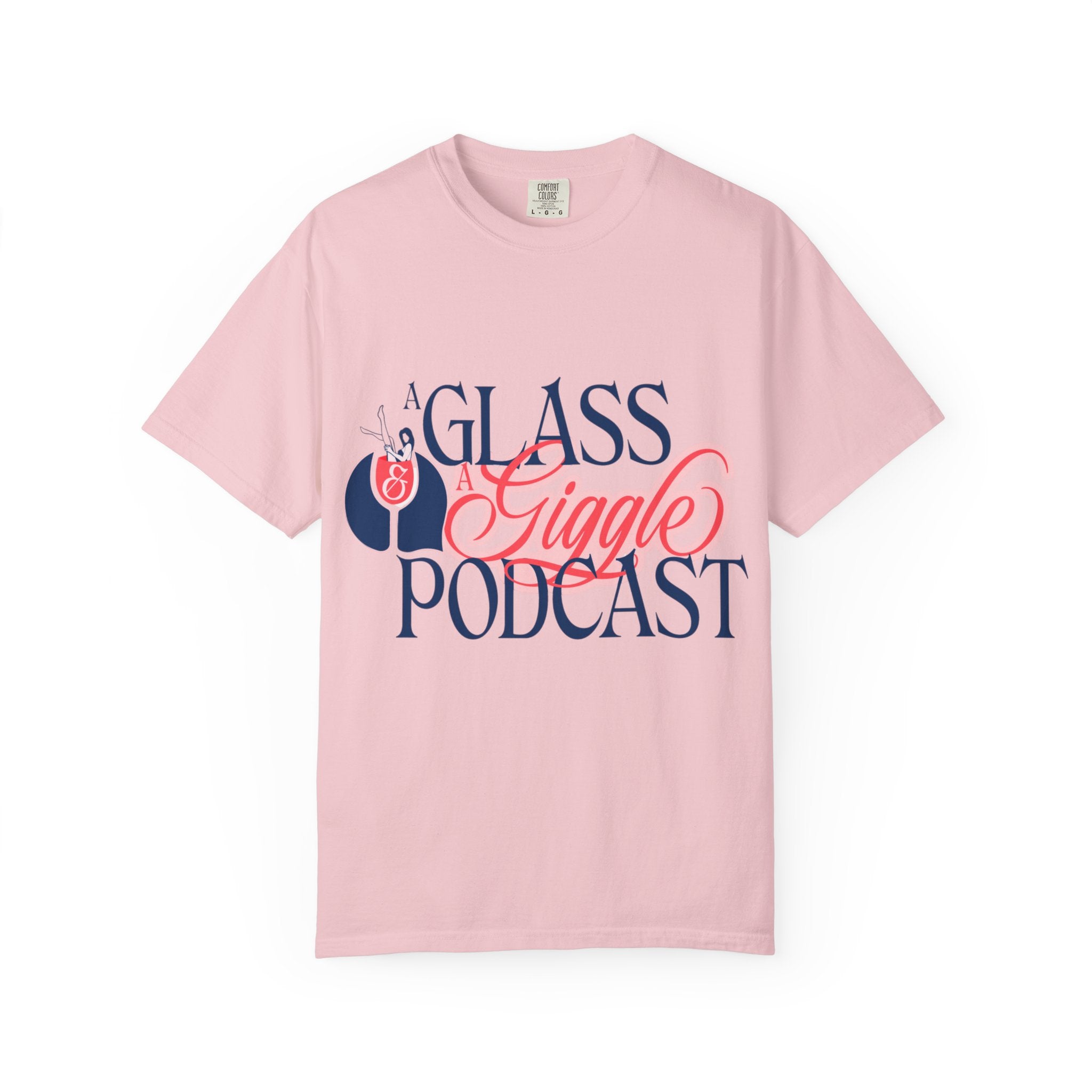 A Glass and a Giggle Signature Graphic Tee