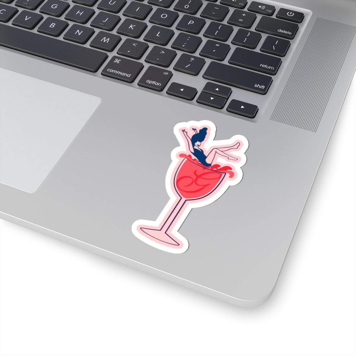 A Glass and a Giggle Signature Cocktail Sticker