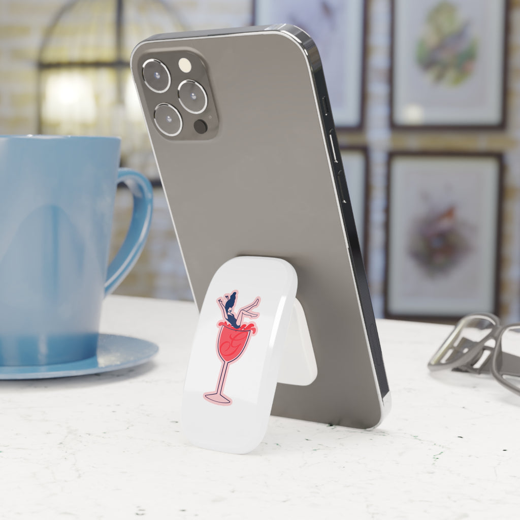 A Glass and a Giggle Signature Cocktail Phone Grip