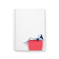 A Glass and a Giggle Spiral Notebook