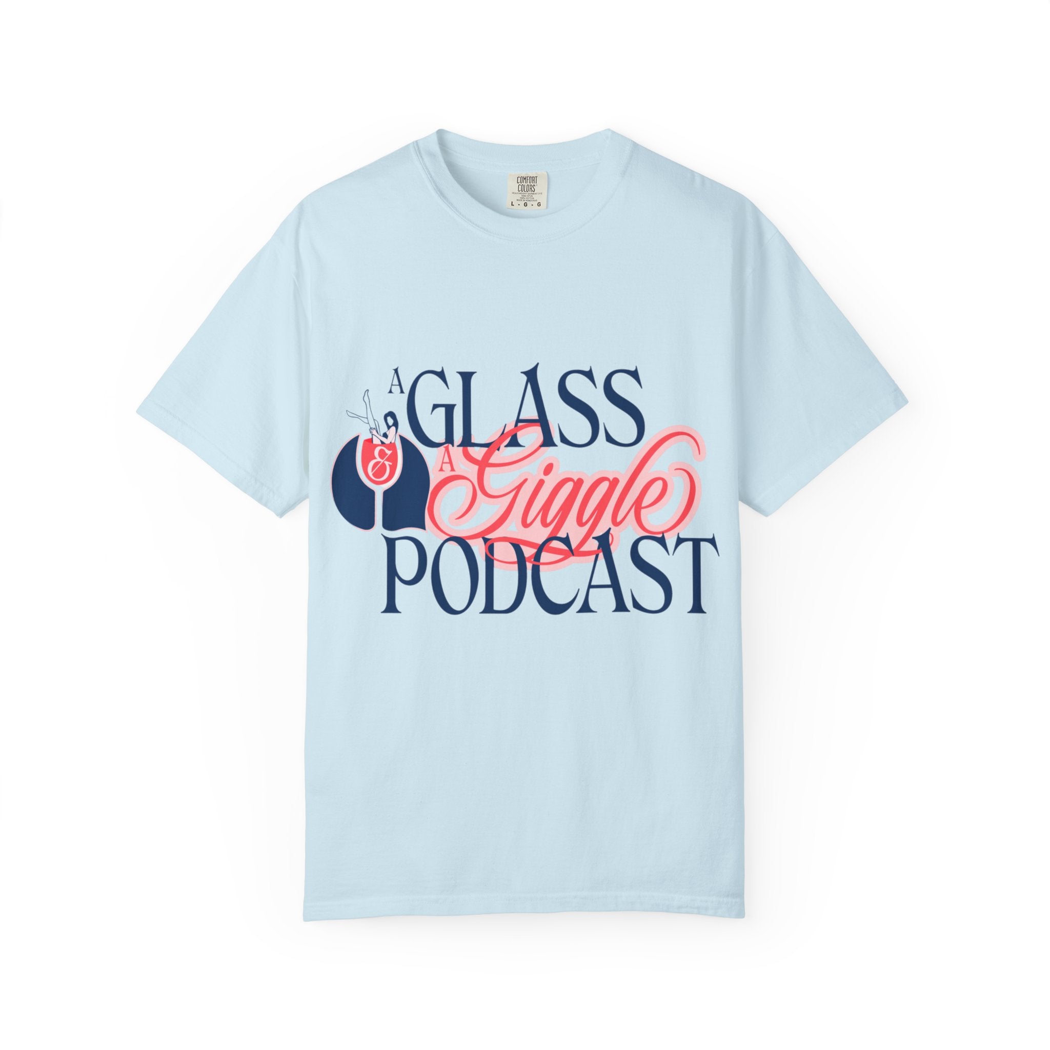 A Glass and a Giggle Signature Graphic Tee
