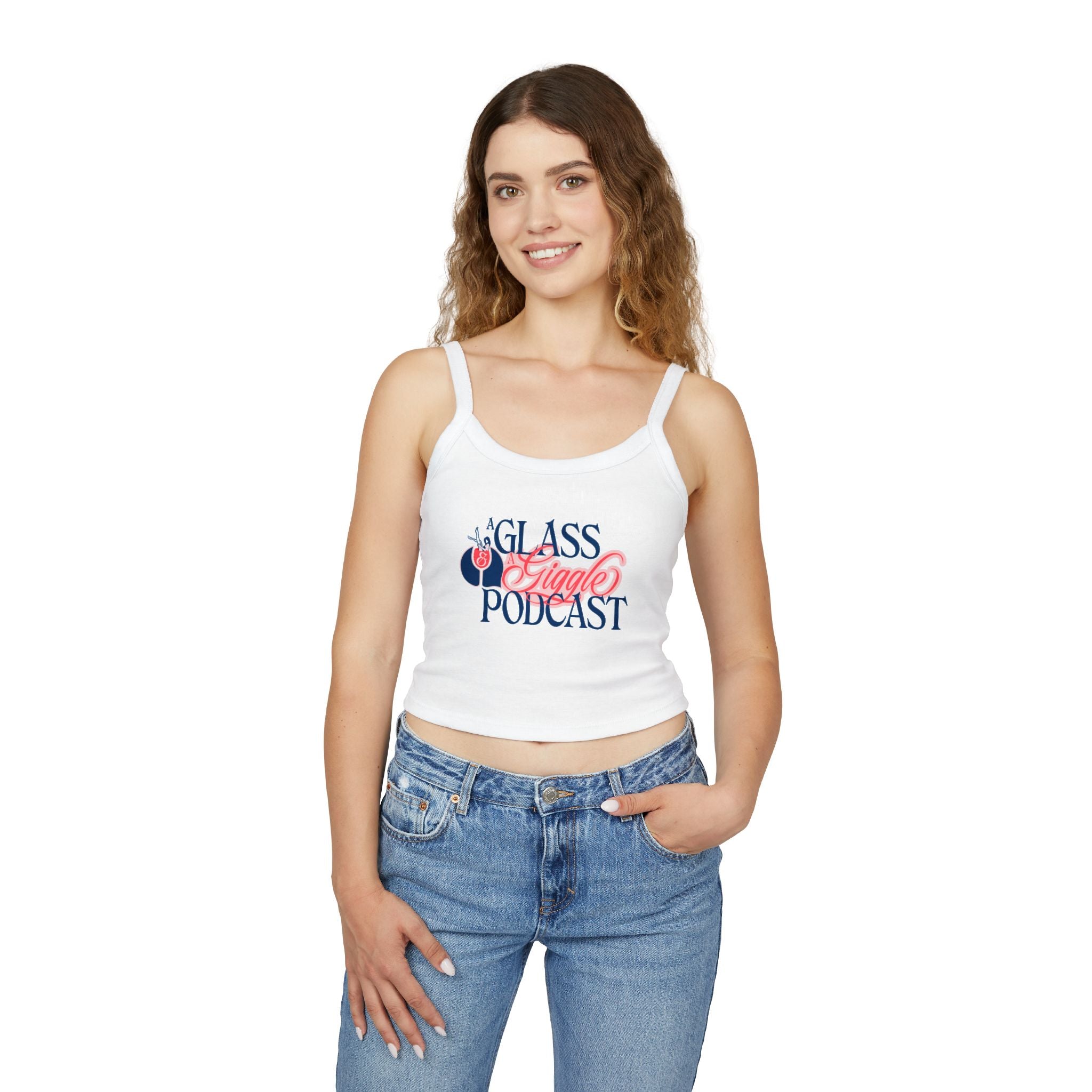 A Glass and a Giggle Signature Tank