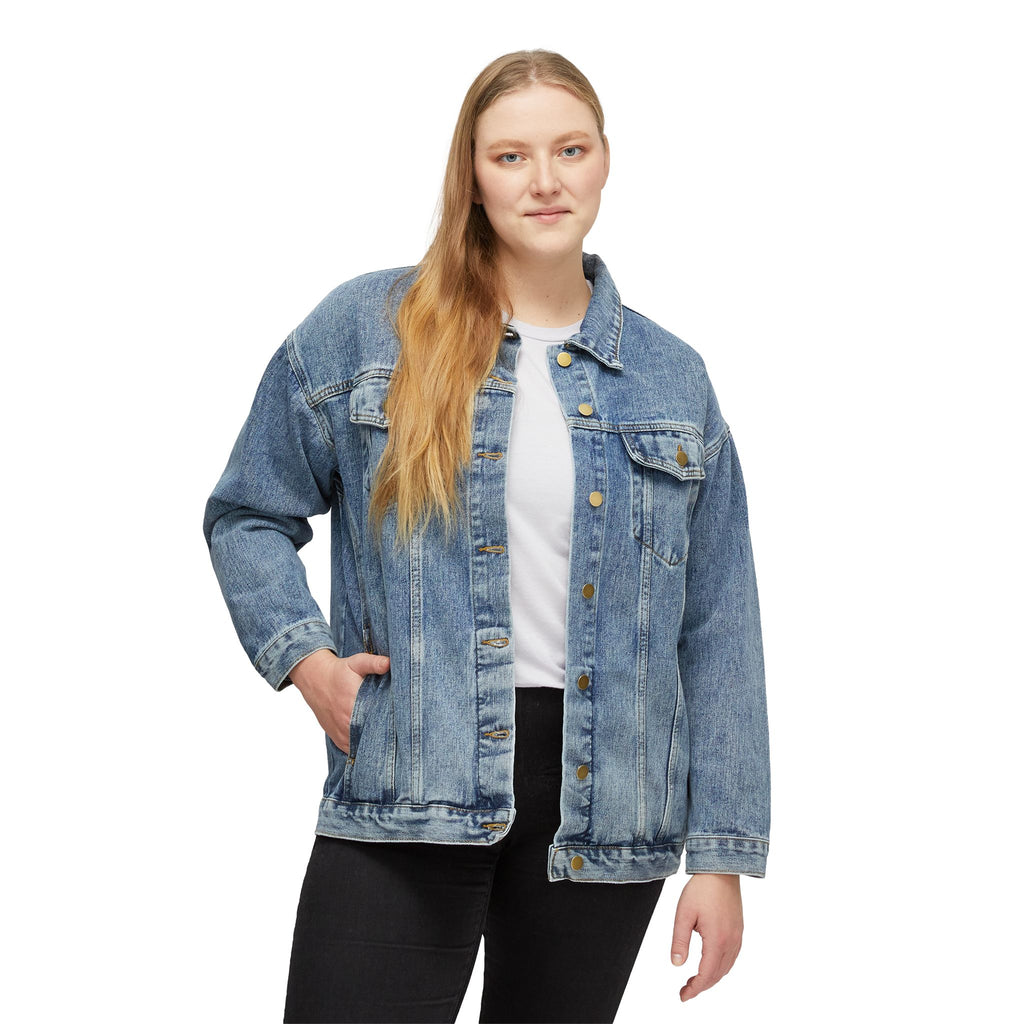 A Glass and a Giggle Signature Denim Jacket