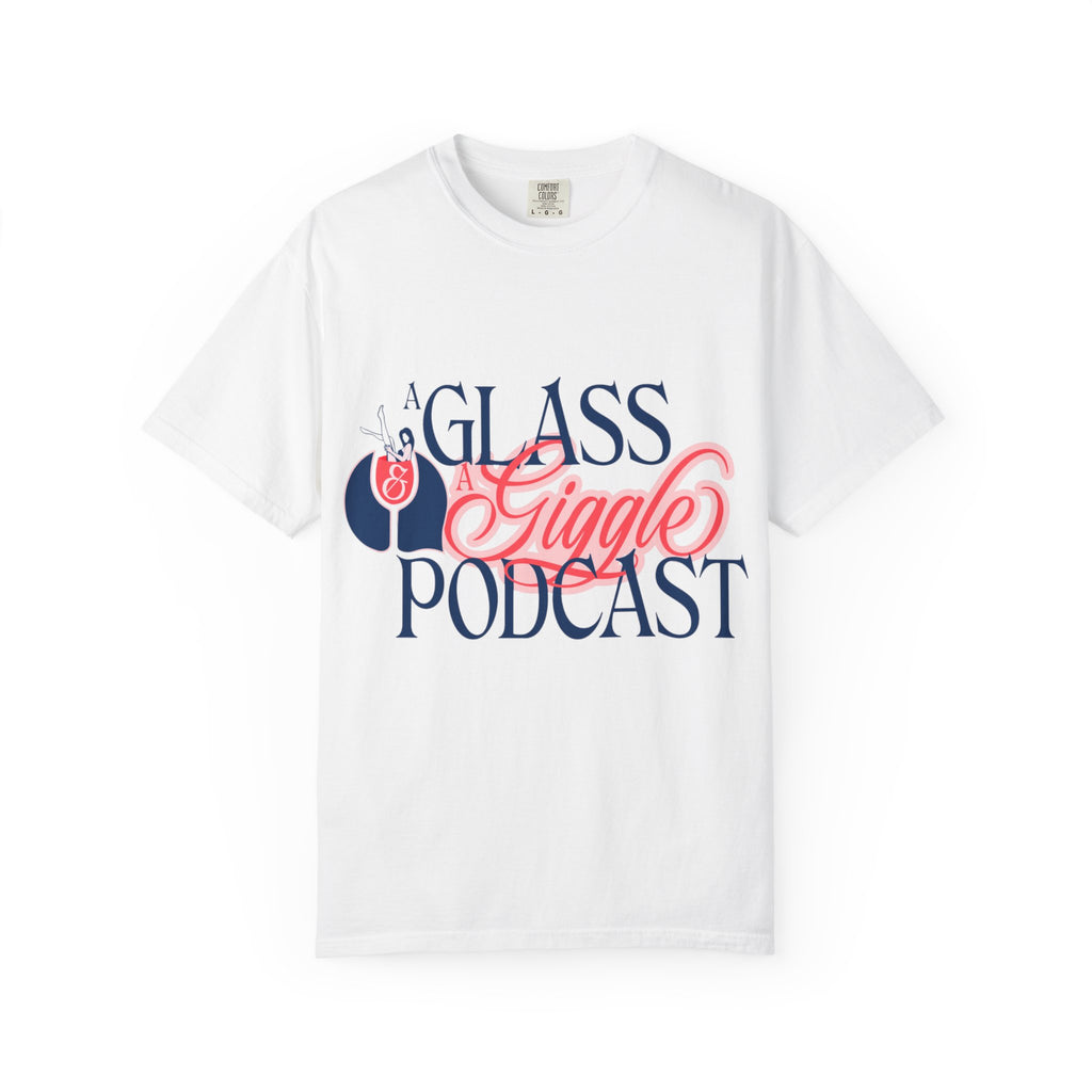 A Glass and a Giggle Signature Graphic Tee