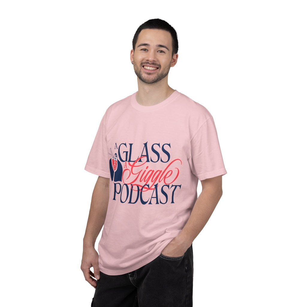 A Glass and a Giggle Signature Graphic Tee