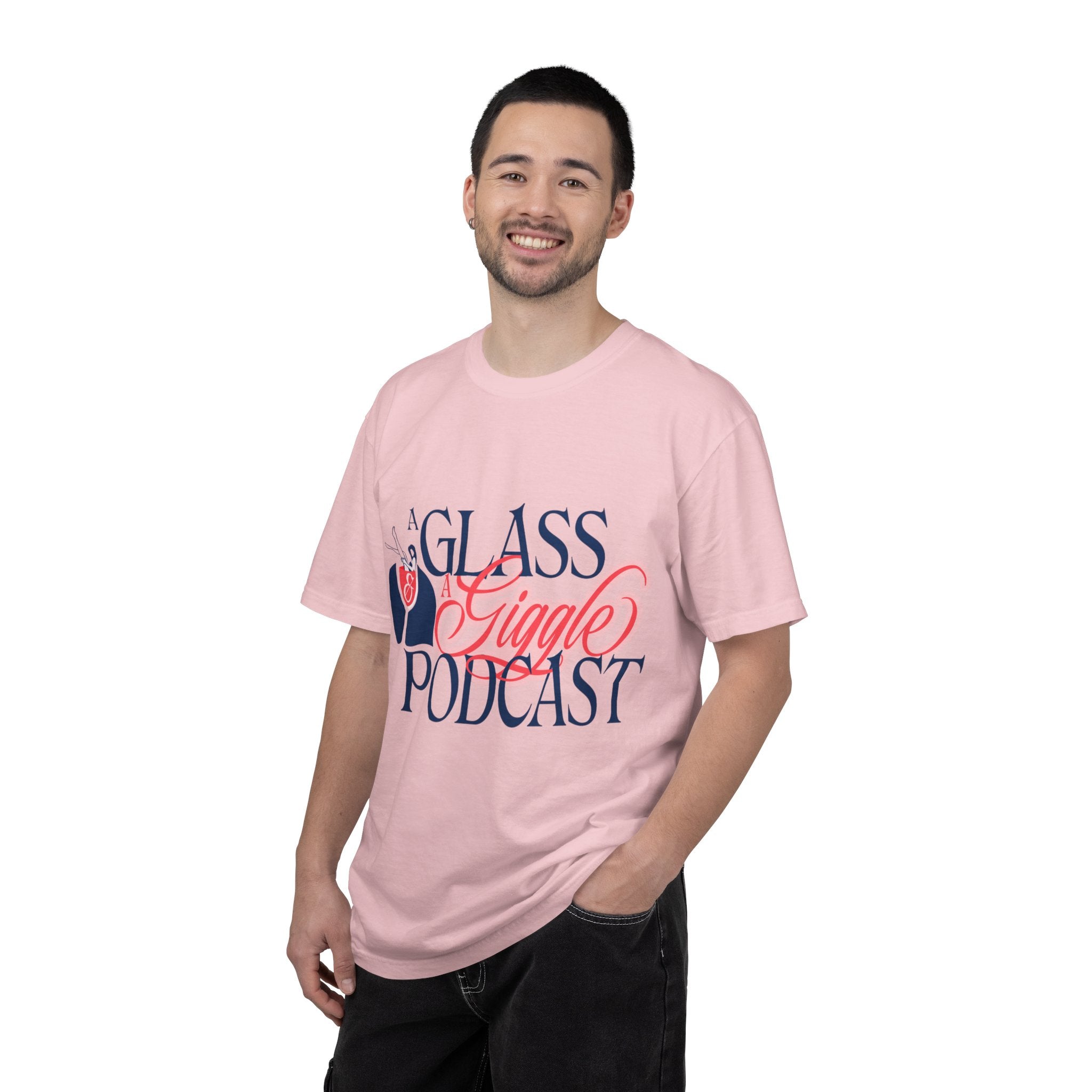 A Glass and a Giggle Signature Graphic Tee