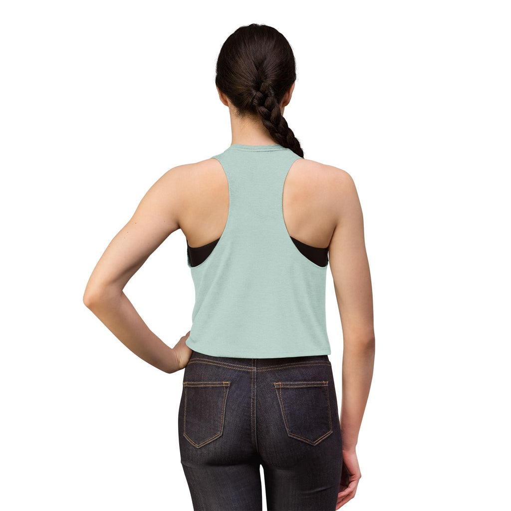 A Glass and a Giggle Signature Crop Tank